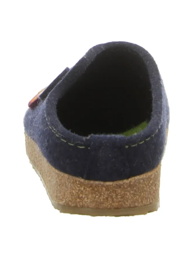 Hausschuh in blau>HAFLINGER Discount