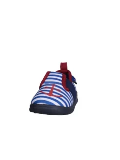 Playshoes Hausschuhe^Hausschuh maritim in Marine/weiß