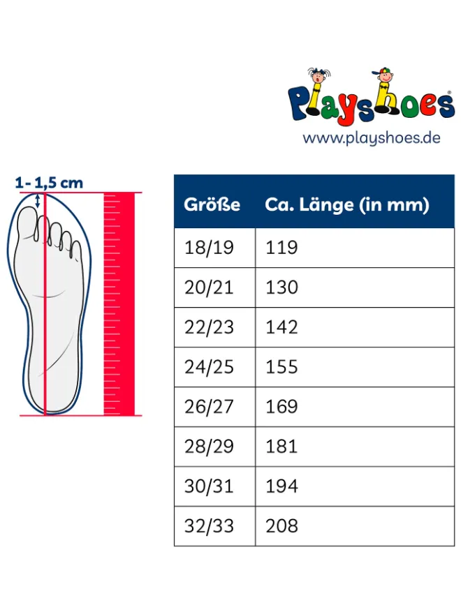 Hausschuh Monster in Jeansblau>Playshoes Hot