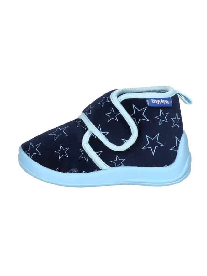 Playshoes Hausschuhe^Hausschuh Pastell in Marine