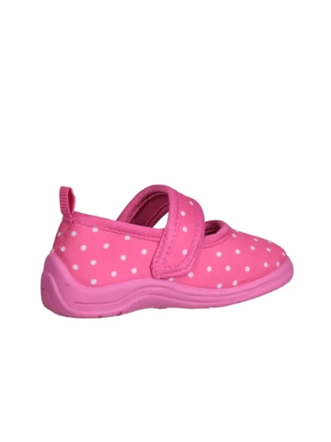 Hausschuh Punkte in Pink>Playshoes Best