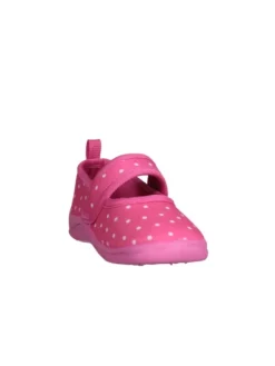 Hausschuh Punkte in Pink><noscript><img width=