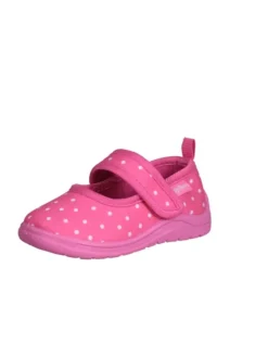 Hausschuh Punkte in Pink><noscript><img width=