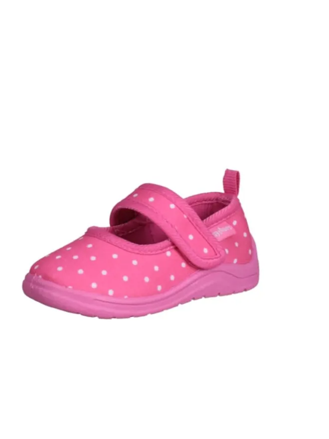 Hausschuh Punkte in Pink>Playshoes Best