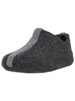 Mols Hausschuhe^Hausschuh Shima Kids in 1011 Dark Grey Melange
