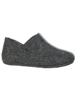 Mols Hausschuhe^Hausschuh Shima Kids in 1011 Dark Grey Melange