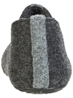 Mols Hausschuhe^Hausschuh Shima Kids in 1011 Dark Grey Melange