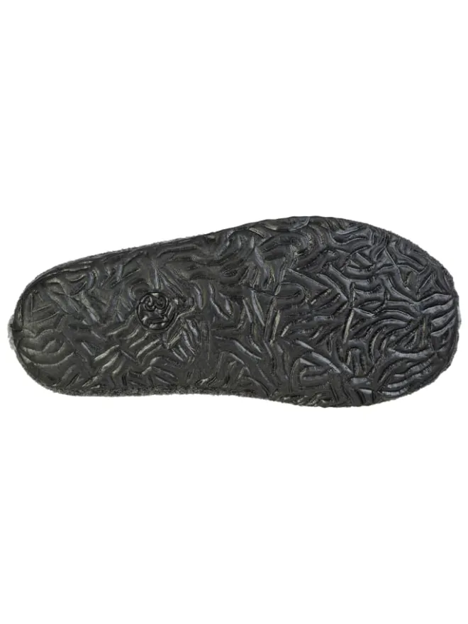 Mols Hausschuhe^Hausschuh Shima Kids in 1011 Dark Grey Melange