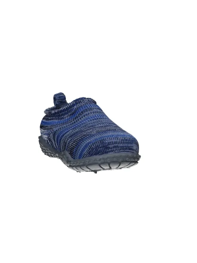 Hausschuh Strick in Blau>Playshoes Discount