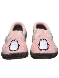 Hausschuhe "Bobby Pinguin" in Rosa>lamino