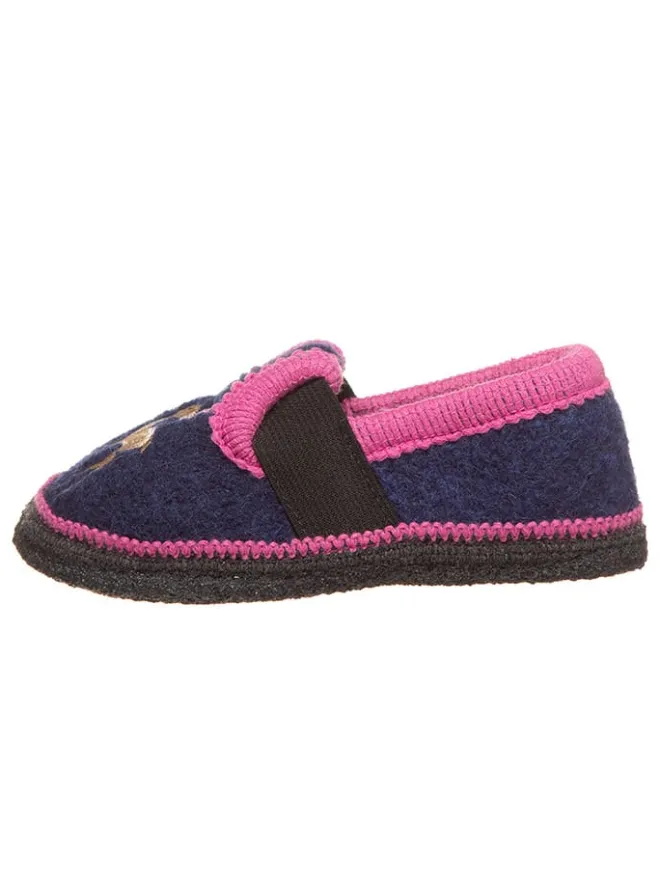 Hausschuhe "Bobby Reh" in Dunkelblau>lamino Discount