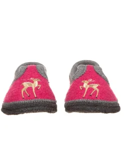 lamino Hausschuhe|Hausschuhe^Hausschuhe "Bobby Reh" in Pink