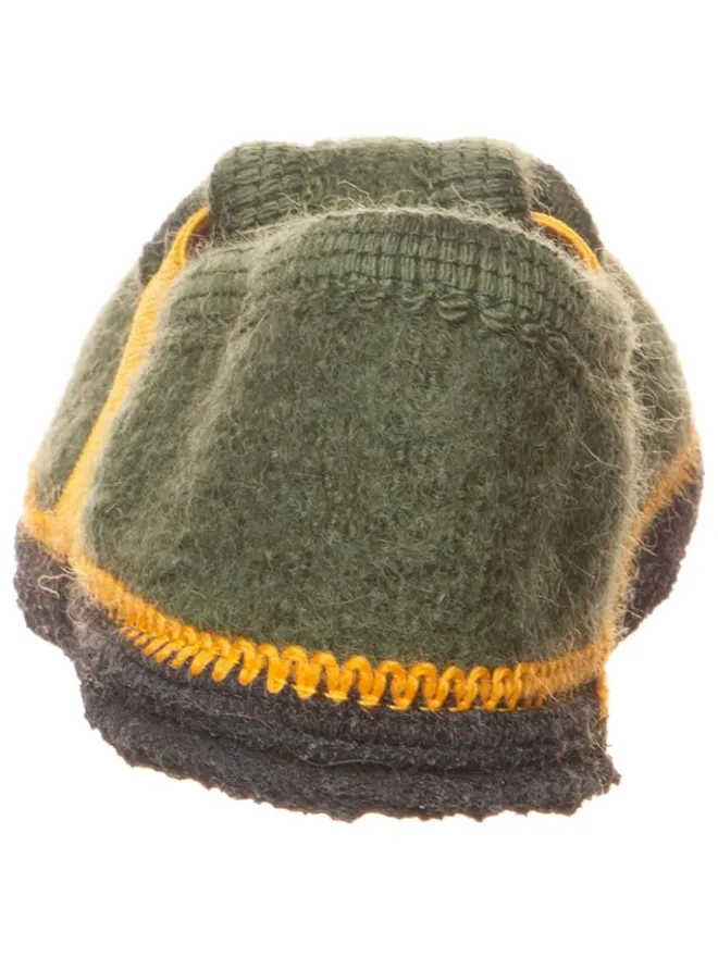 Hausschuhe "Bobby Traktor" in Khaki>lamino Hot