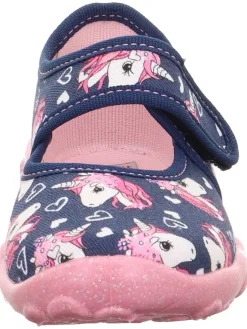 Hausschuhe "Bonny" in Dunkelblau/ Rosa>superfit Hot