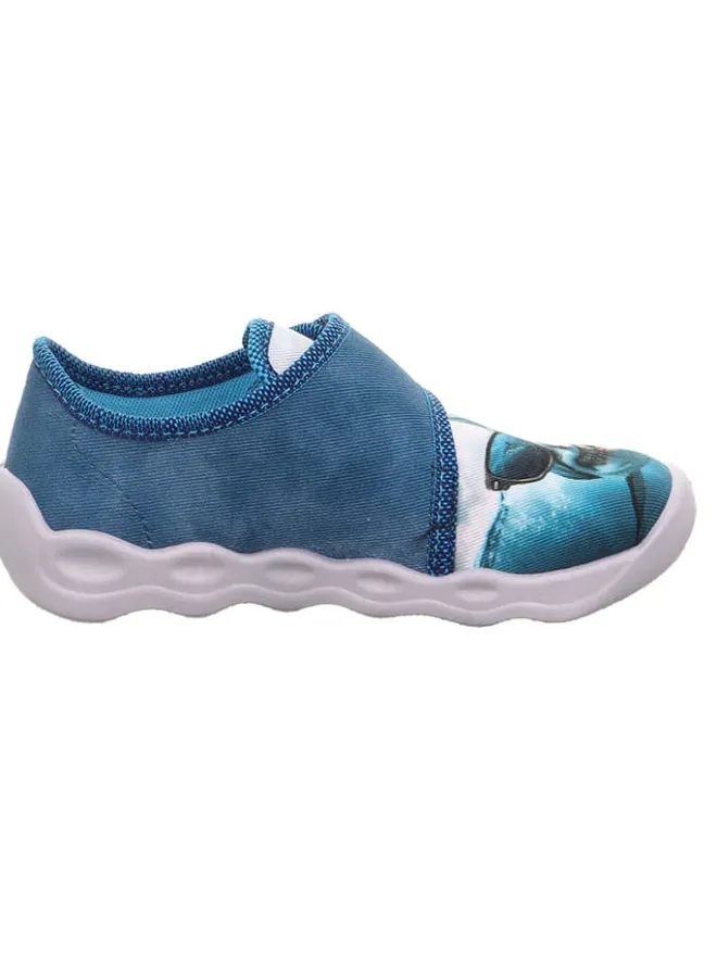 Hausschuhe "Bubble" in Blau>superfit