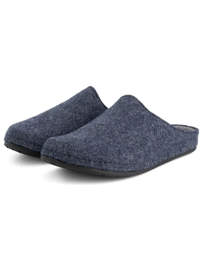 Hausschuhe "Come Home" in Dunkelblau>TRAVELIN' Clearance