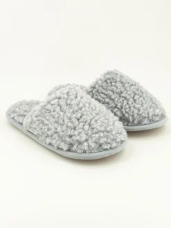 Hausschuhe "Curly" in Grau>kitz pichler Best