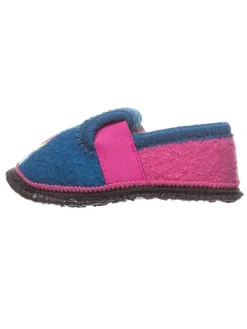 kitz-pichler Hausschuhe|Hausschuhe^Hausschuhe "Einhorn" in Blau/ Rosa