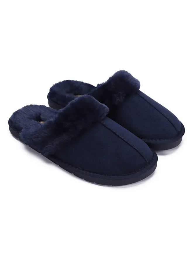 Blackfield Clogs & Pantoletten|Hausschuhe^Hausschuhe "Emilija" in Dunkelblau