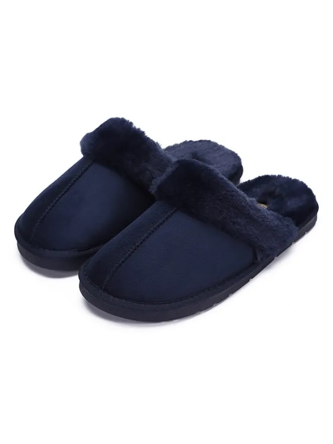 Blackfield Clogs & Pantoletten|Hausschuhe^Hausschuhe "Emilija" in Dunkelblau