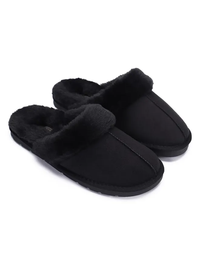 Blackfield Hausschuhe^Hausschuhe "Emilija" in Schwarz