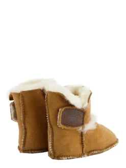 Warmbat Krabbelschuhe^Hausschuhe Hay Baby Bootie in Cognac