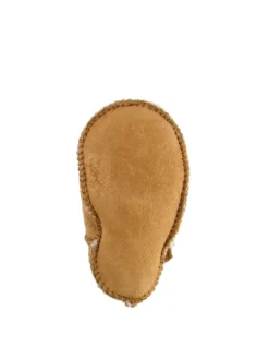 Warmbat Krabbelschuhe^Hausschuhe Hay Baby Bootie in Cognac