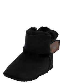 Warmbat Krabbelschuhe^Hausschuhe Hay Baby Bootie in Black