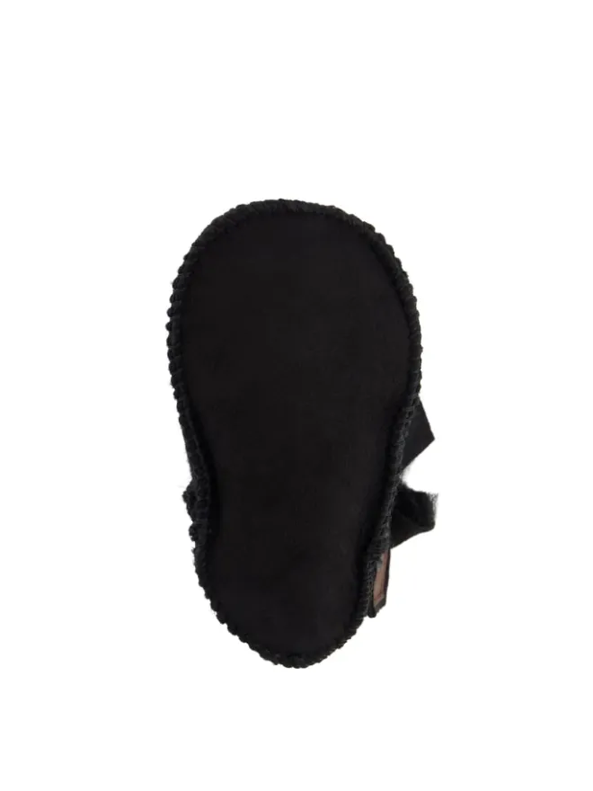 Warmbat Krabbelschuhe^Hausschuhe Hay Baby Bootie in Black