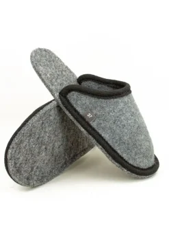 Hausschuhe "Hubi" in Grau/ Schwarz>kitz-pichler Hot