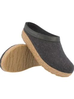 HAFLINGER Hausschuhe^Hausschuhe in Anthrazit