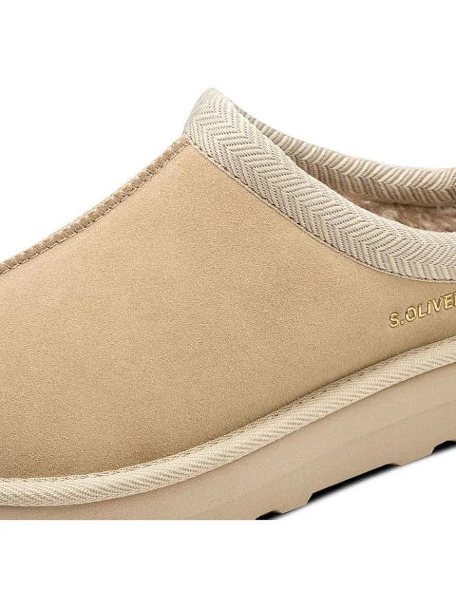 s.Oliver Hausschuhe^Hausschuhe in Beige