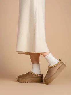 Foreverfolie Hausschuhe^Hausschuhe in Beige