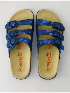Hausschuhe in Blau><noscript><img width=