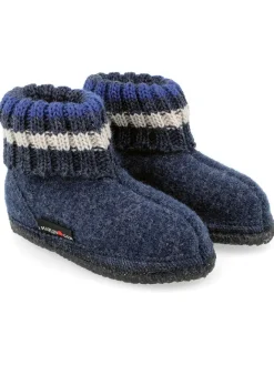HAFLINGER Clogs & Pantoletten|Hausschuhe^Hausschuhe in Blau