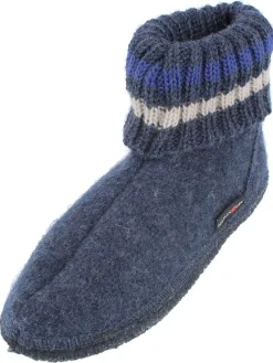 HAFLINGER Clogs & Pantoletten|Hausschuhe^Hausschuhe in Blau