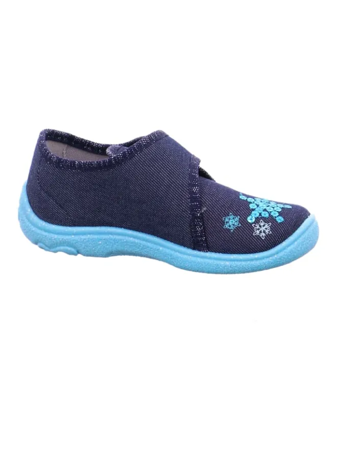 superfit Krabbelschuhe^Hausschuhe in Blau