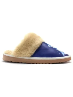 Hausschuhe in Blau><noscript><img width=