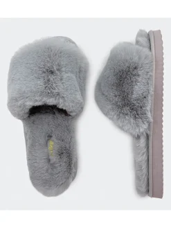 Flip Flop Hausschuhe^Hausschuhe in Grau