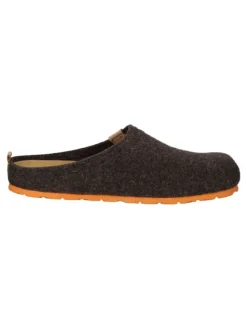 Hausschuhe in Mocca><noscript><img width=