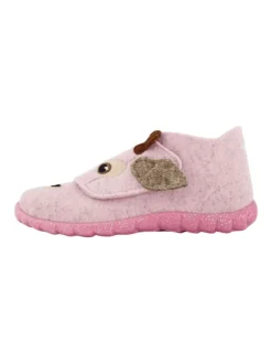 superfit Krabbelschuhe^Hausschuhe in Rosa