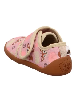 Affenzahn Krabbelschuhe^Hausschuhe in Rosa