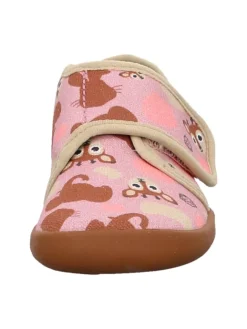 Affenzahn Krabbelschuhe^Hausschuhe in Rosa