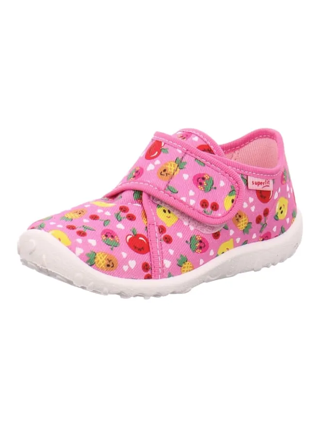superfit Krabbelschuhe^Hausschuhe in Rosa
