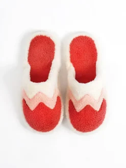 Hausschuhe in Rot/ Rosa>admas Sale