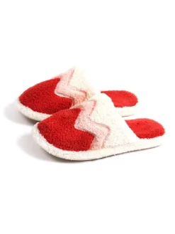 Hausschuhe in Rot/ Rosa>admas Sale
