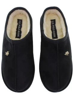 Hausschuhe in Schwarz><noscript><img width=