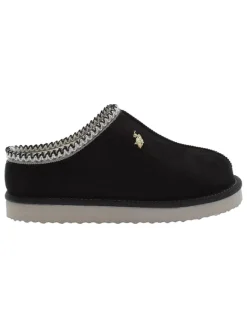 U.S. Polo Assn. Hausschuhe^Hausschuhe in Schwarz
