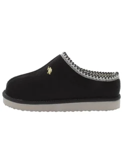 U.S. Polo Assn. Hausschuhe^Hausschuhe in Schwarz