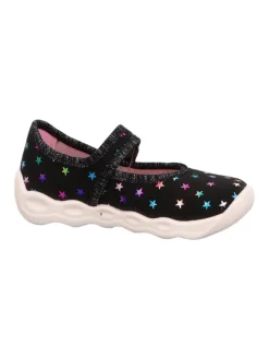 superfit Krabbelschuhe^Hausschuhe in Schwarz